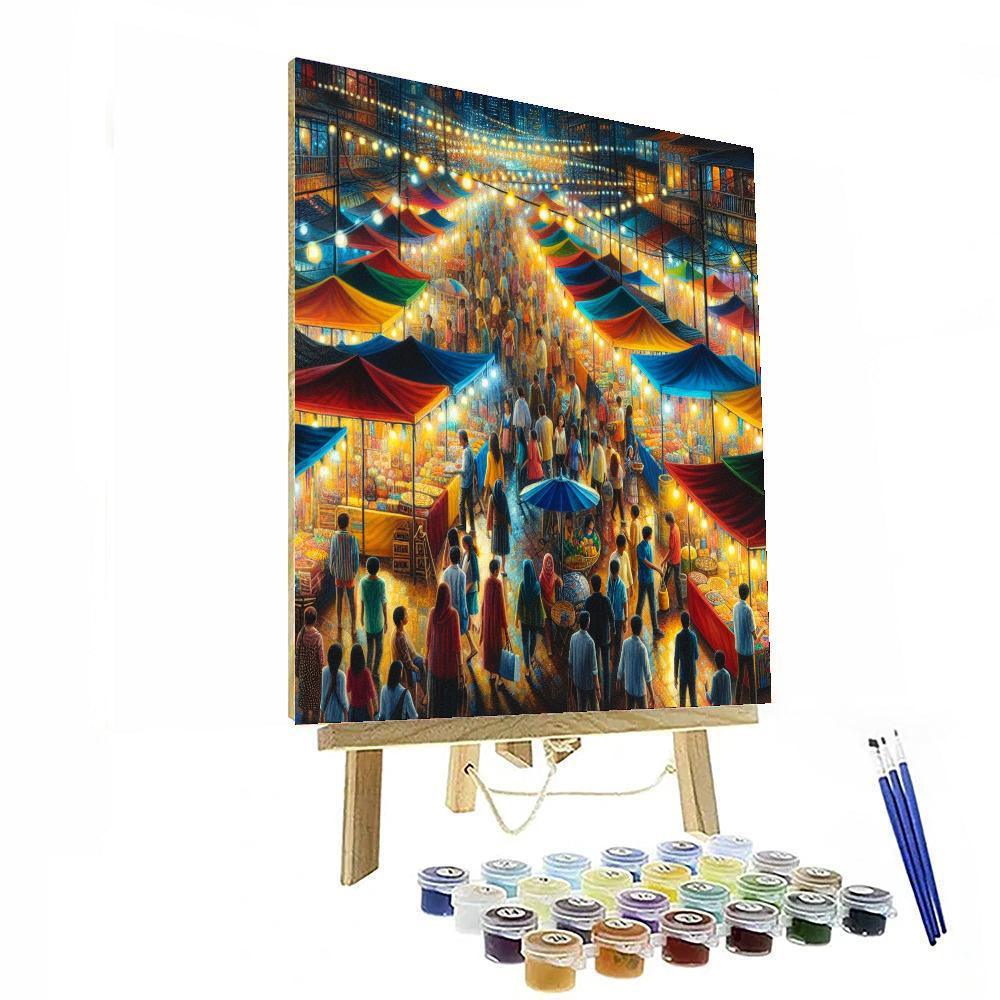 Night Market Mystique Paint By Number