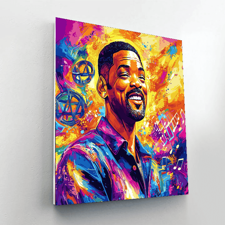 Will Smith: Unleashing The Fresh Prince Of Fame Paint By Numbers Kits