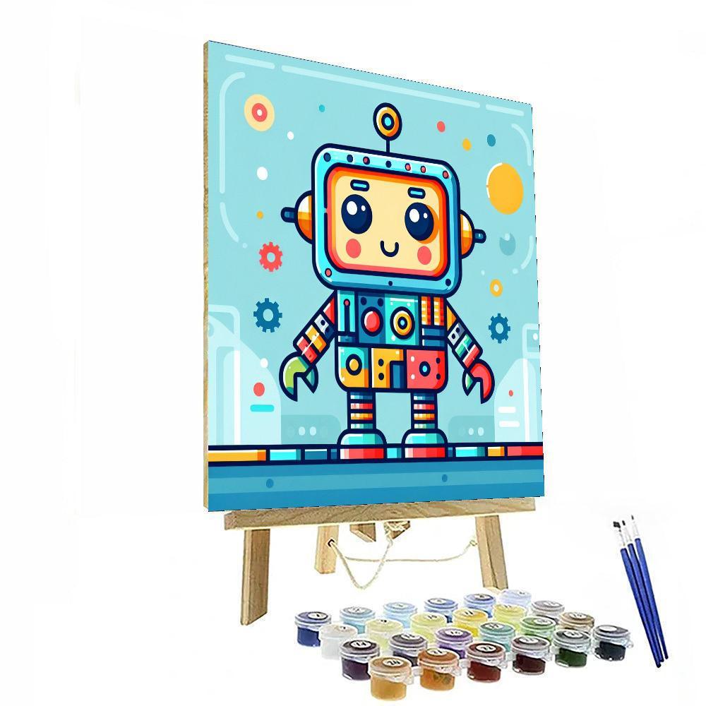 Robotic Adventure Arena Paint By Numbers Kits