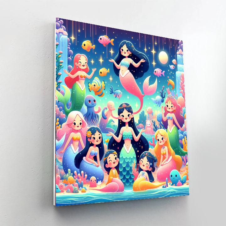 Underwater Enchantment Quest Painting Number Kit