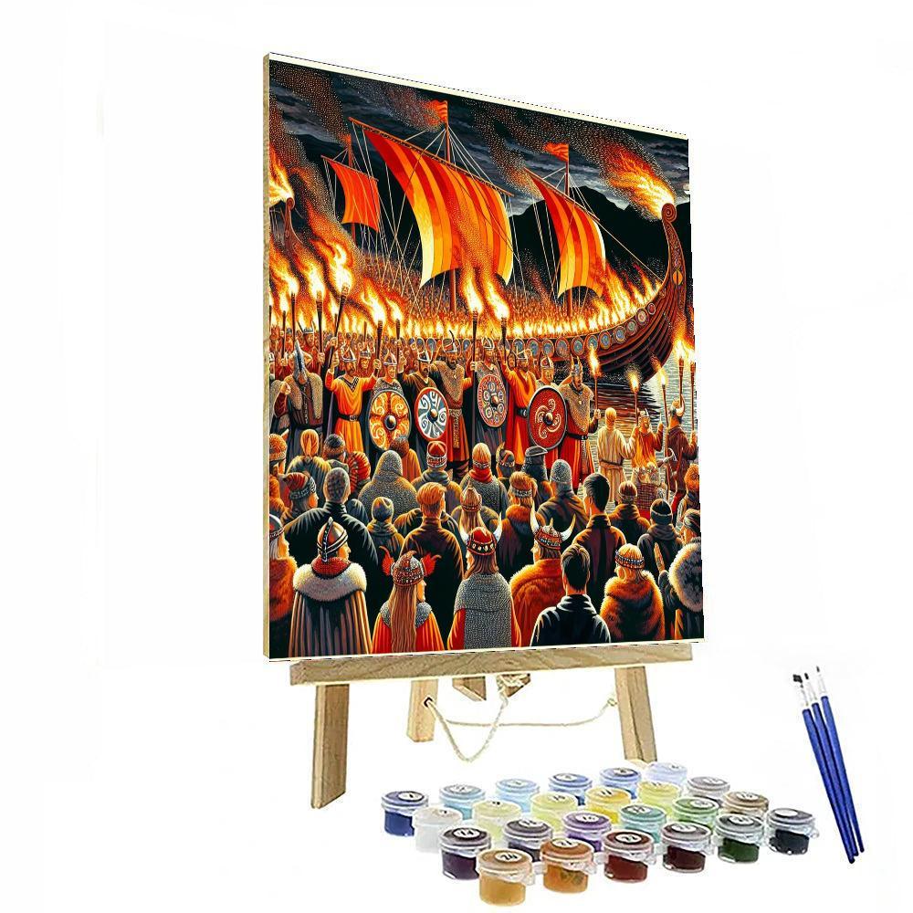 Up Helly Aa - Lerwick, Shetland Islands Paint By Numbers Art