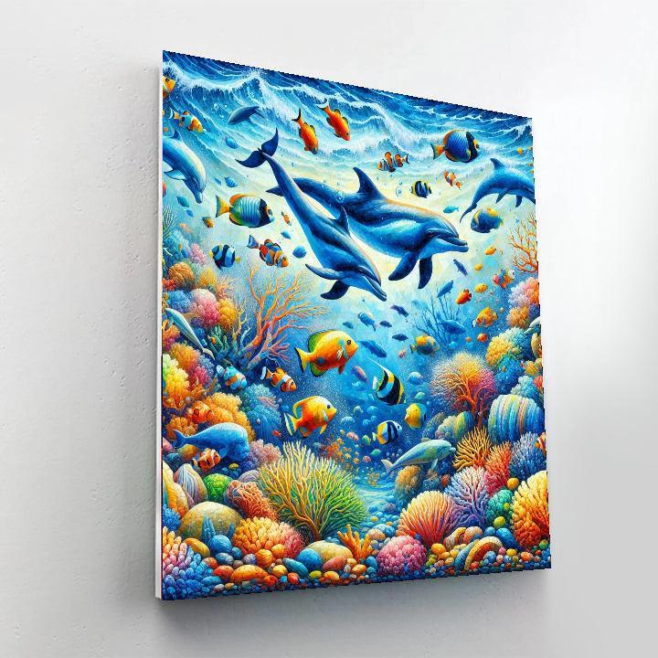 Magical Ocean Dreams Number Painting