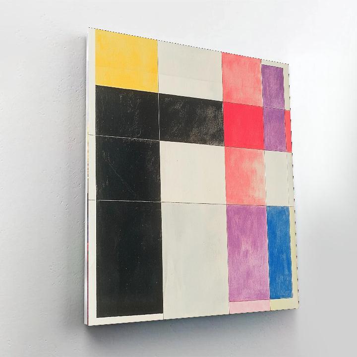 Kazimir Malevich Inspired Primal Harmony  Paint By Color