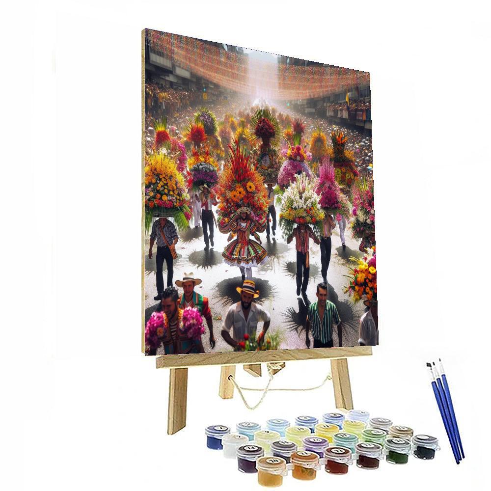 Medellín Flower Fair - Colombia Number Painting