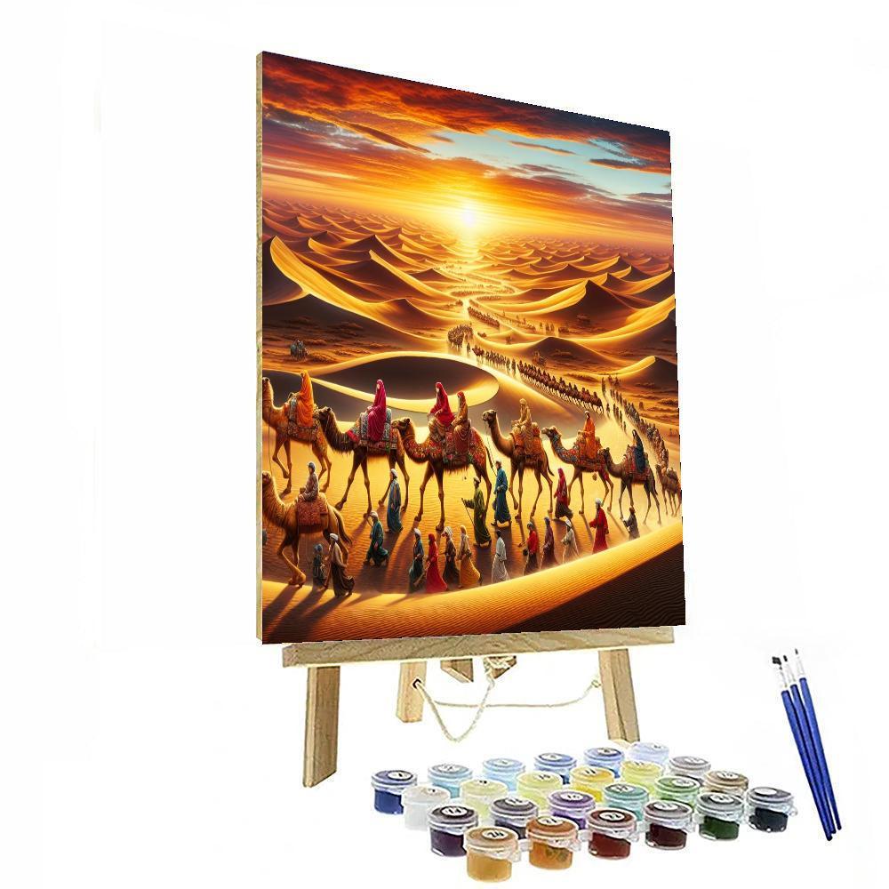 Eastern Silk Road Wonders Number Painting