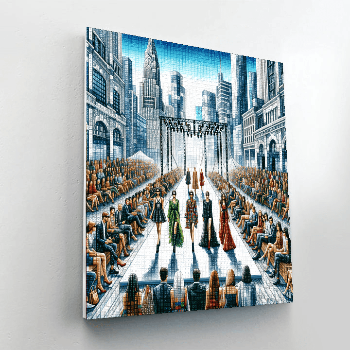 New York Fashion Week - Usa DIY Paint By Numbers