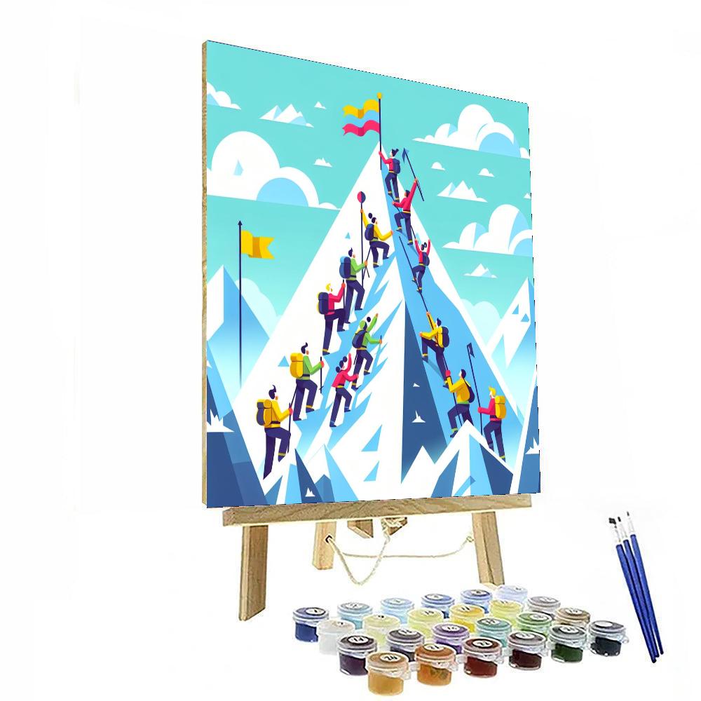Mountain Peak Expedition DIY Paint By Numbers