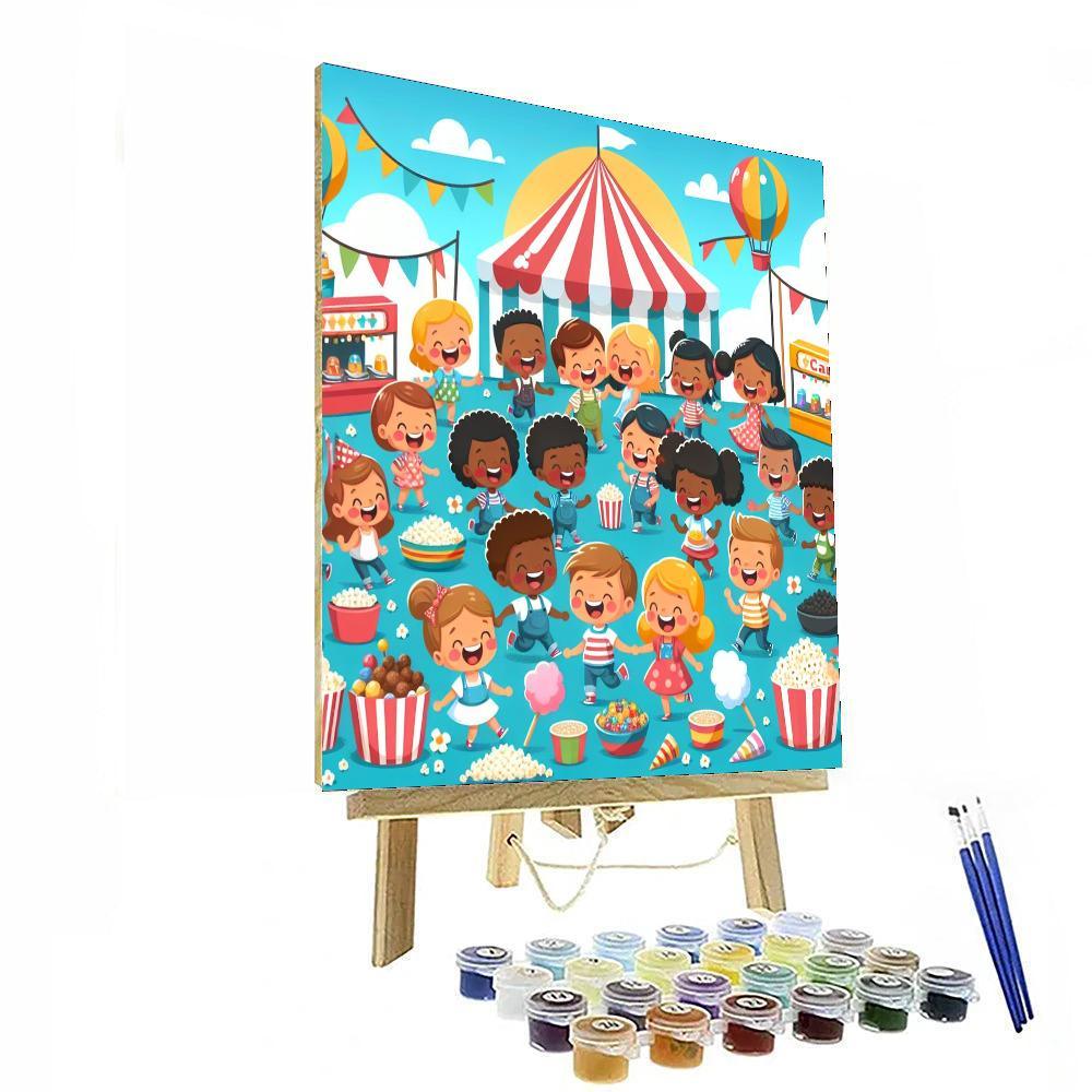 Fantastic Carnival Celebration Painting Number Kit