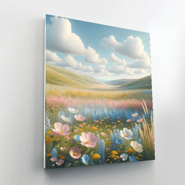 Peaceful Meadow Escape Paint By Color