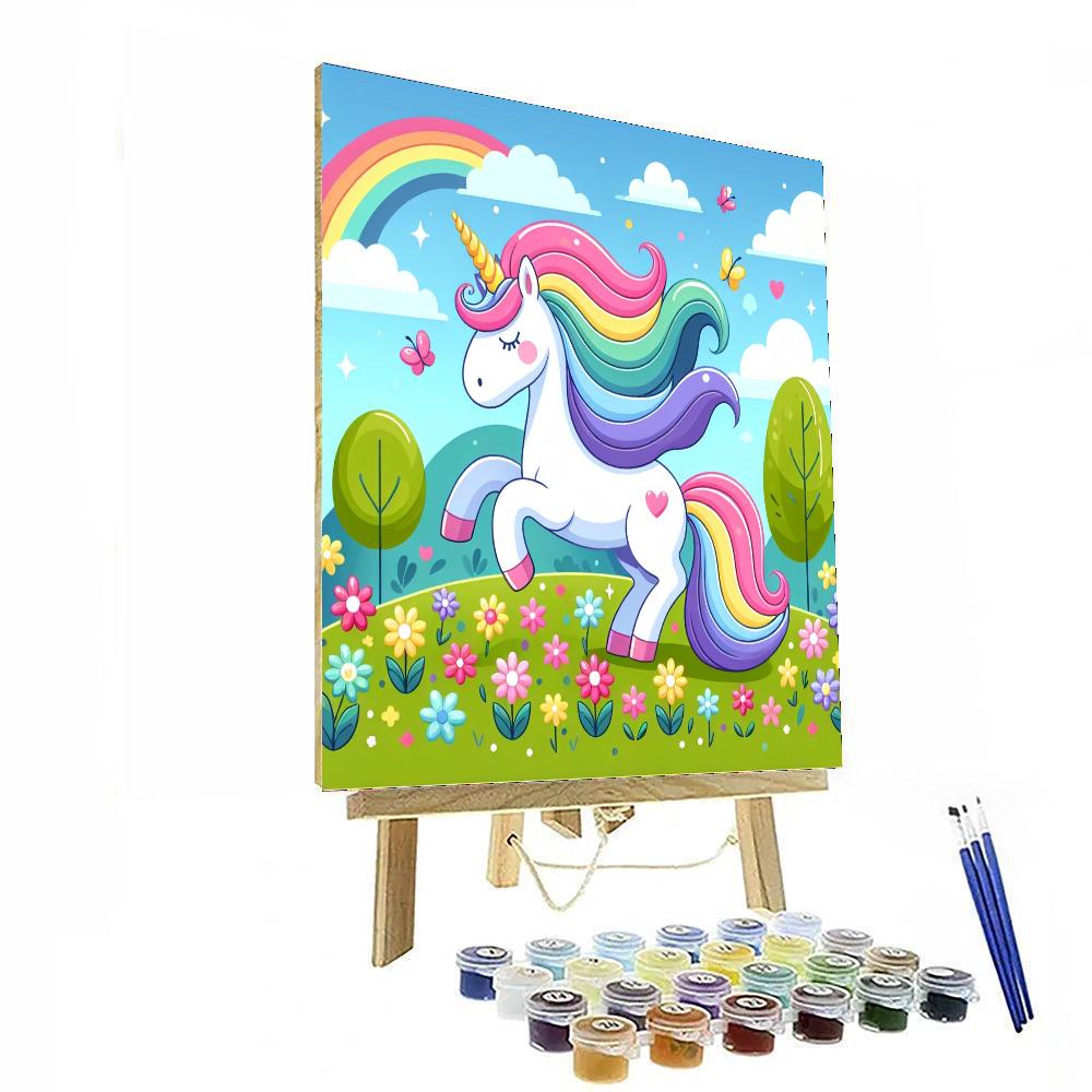 Fairytale Unicorn Quest Paint By Numbers