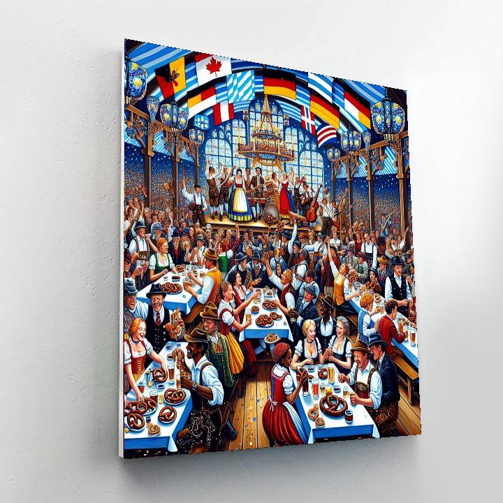Französisches Oktoberfest - Germany Number Painting