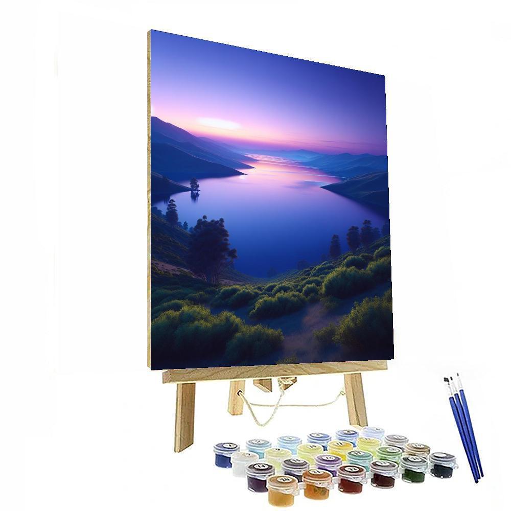 Serene Waterscape Retreat Numbered Painting Kits