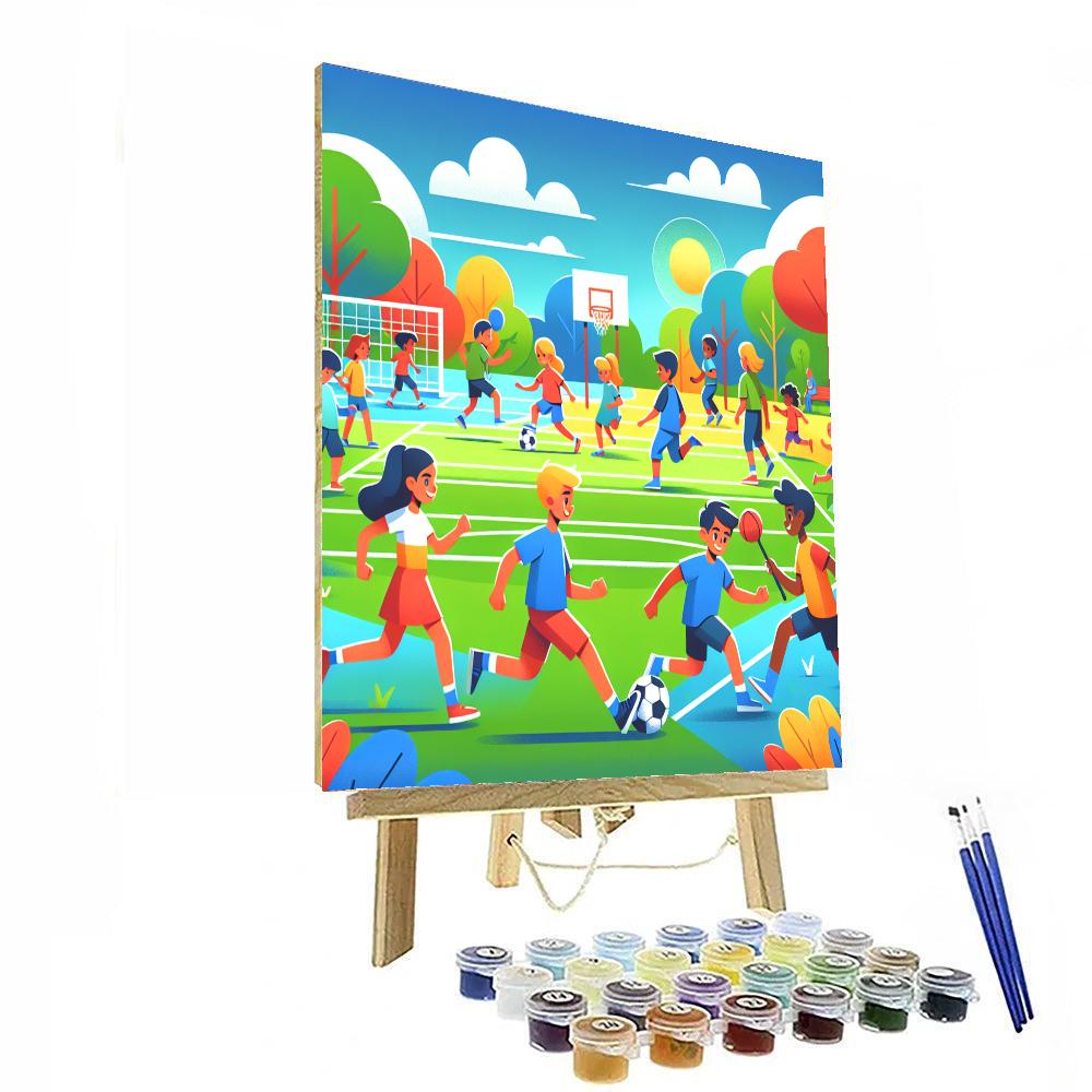 Sports Fun Fest Paint By Numbers Kits