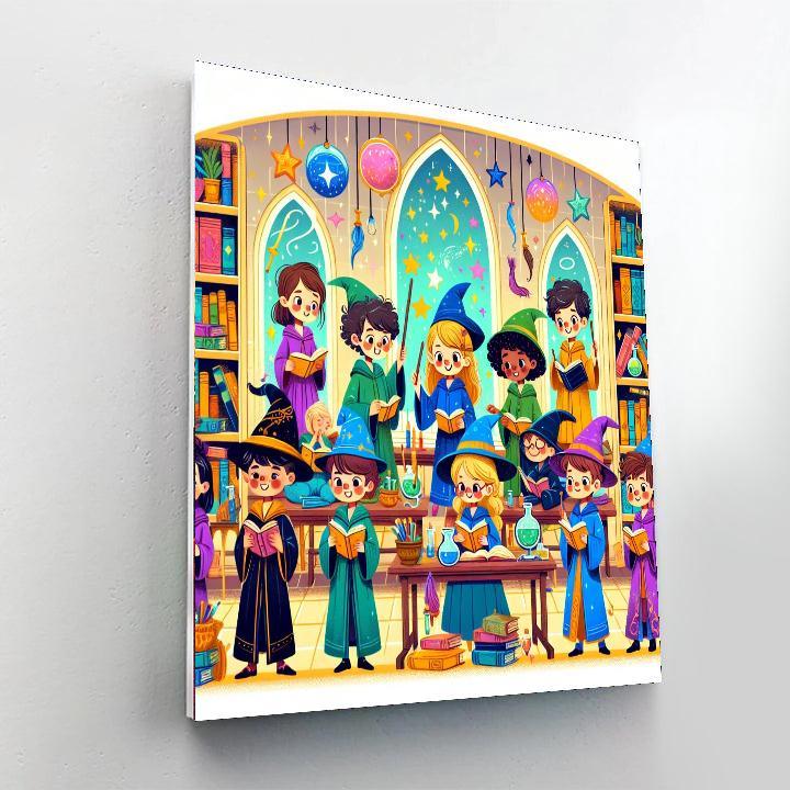 Wondrous Wizardry School Paint By Numbers Kits