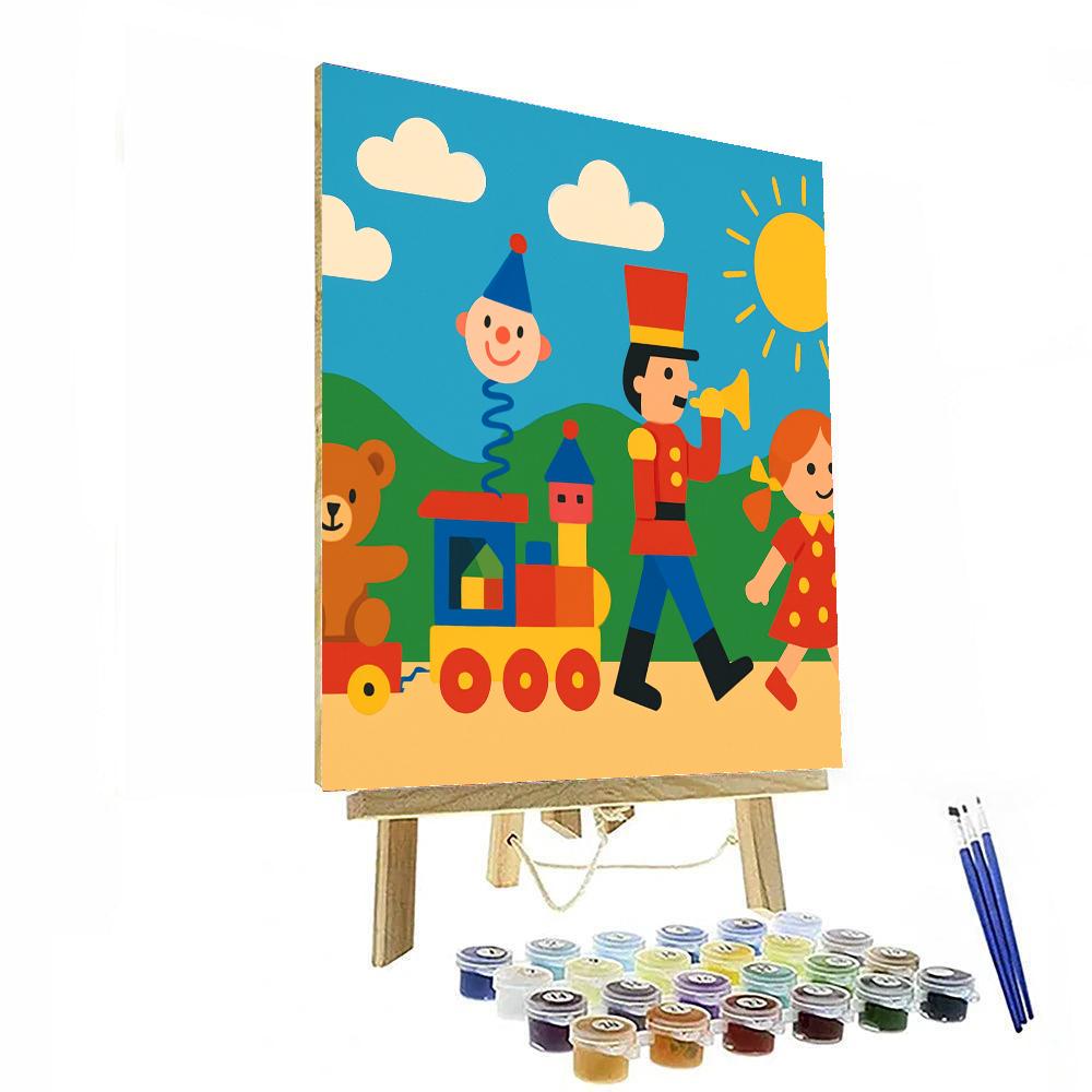 Joyful Toy Parade Paint By Number