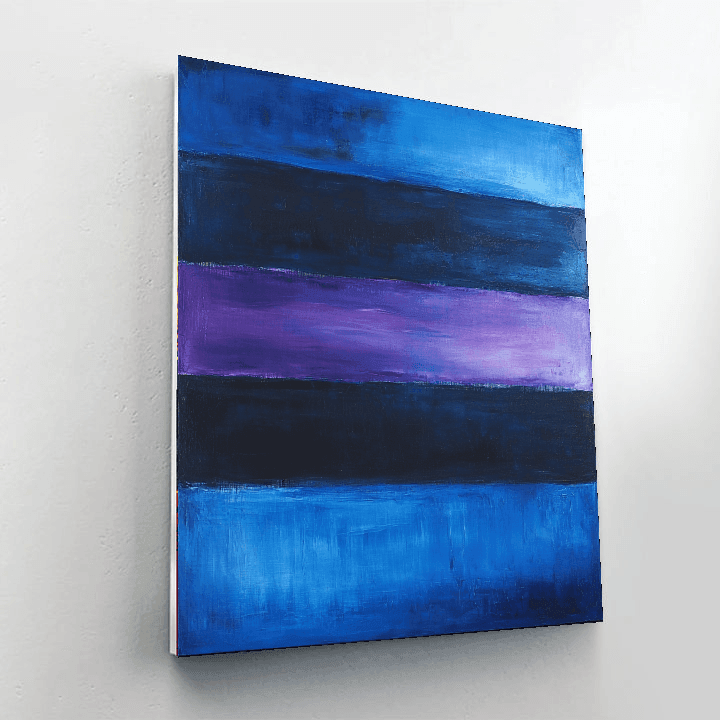 Mark Rothko Inspired Rothko's Cosmic Dreams  Painting By Numbers Kit