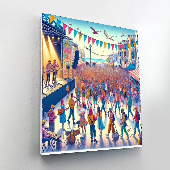 The Great Escape Festival - England Paint By Numbers Art