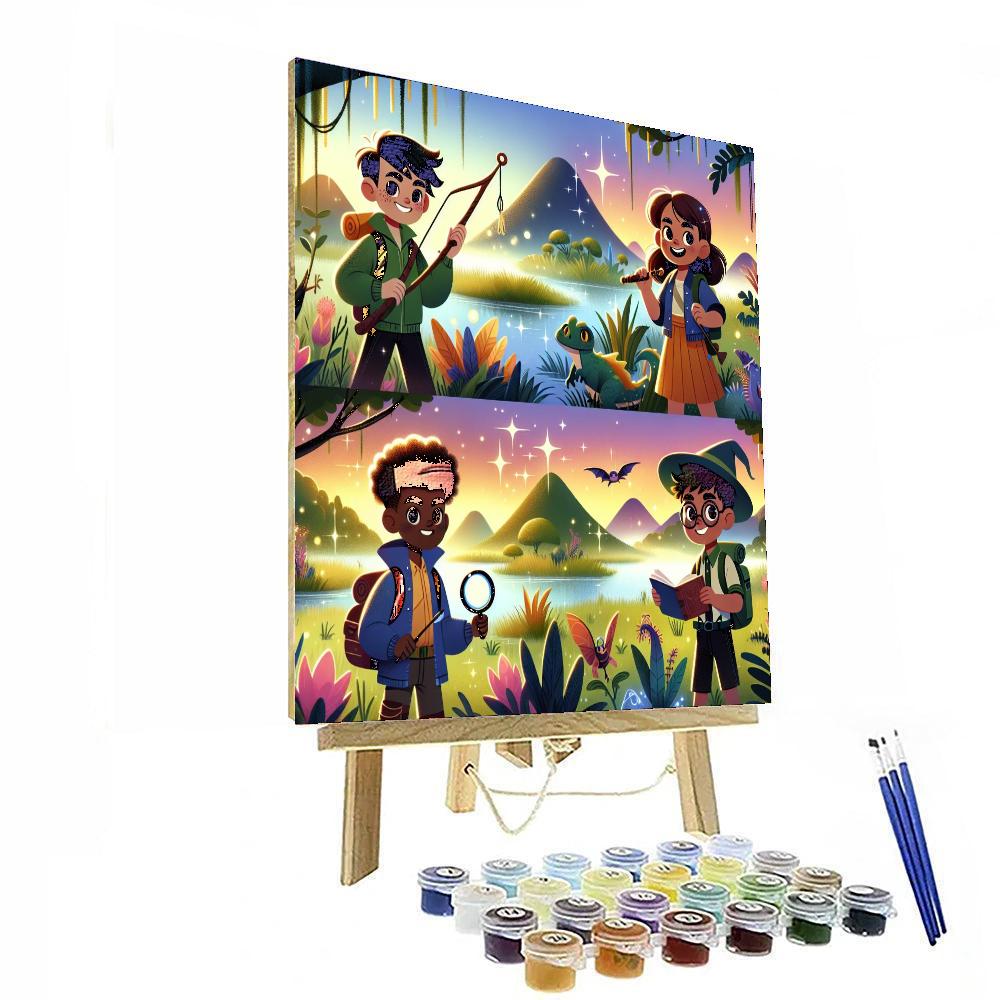 Magical Marshland Expedition DIY Paint By Numbers