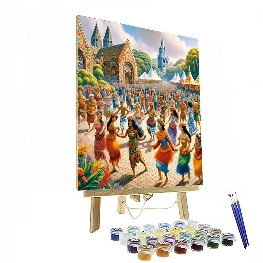 New Zealand's Pasifika Festival Paint By Numbers Art