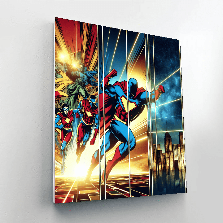 Marvel's Heroic Universe Paint By Color