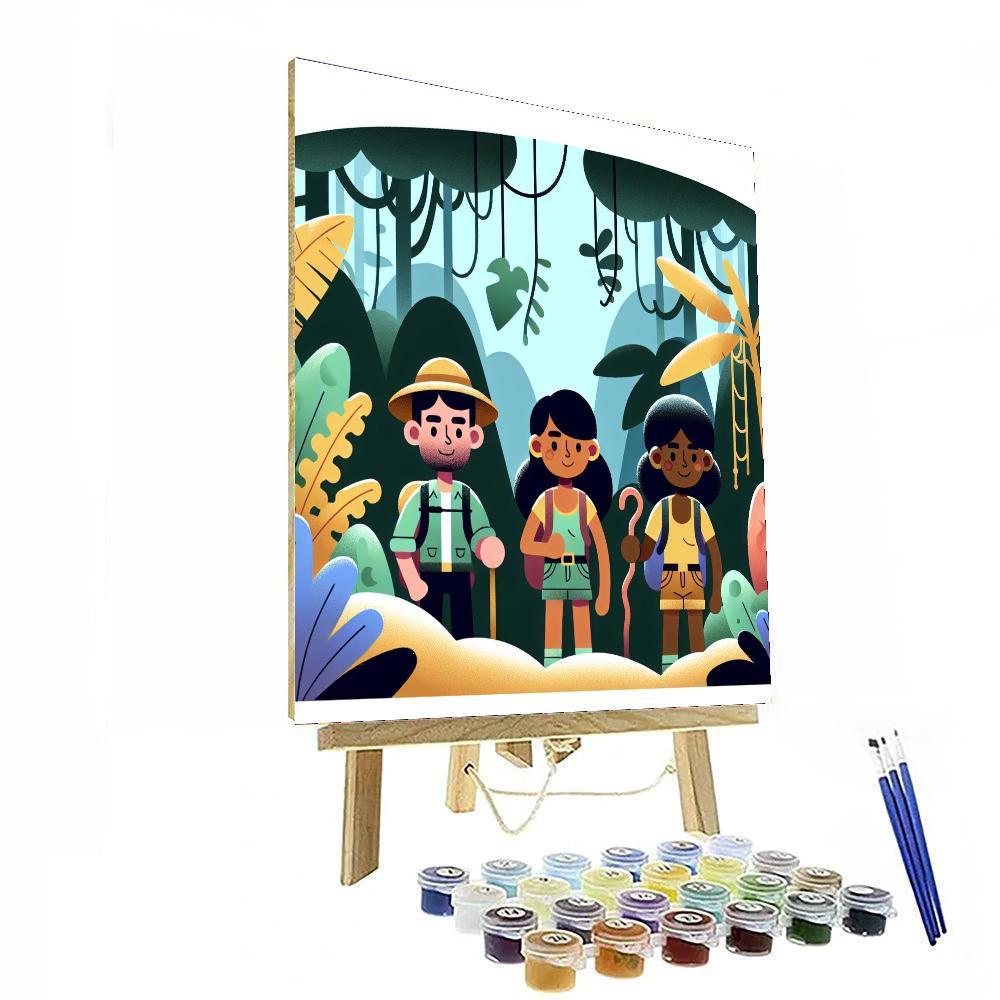 Epic Jungle Journey Painting Number Kit