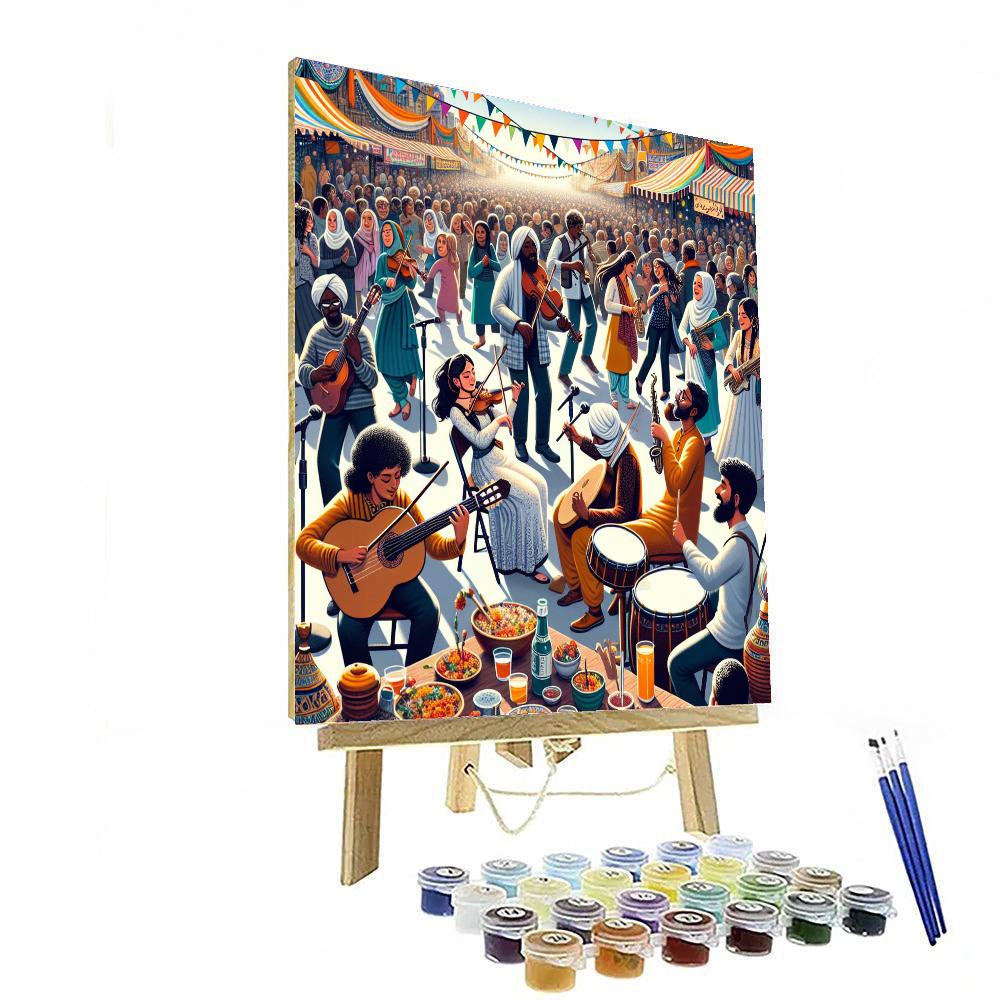 Fiesta De La Musique - France Painting Number Kit
