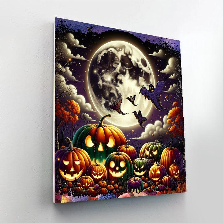 Halloween Spooky Delight Painting By Numbers Kit