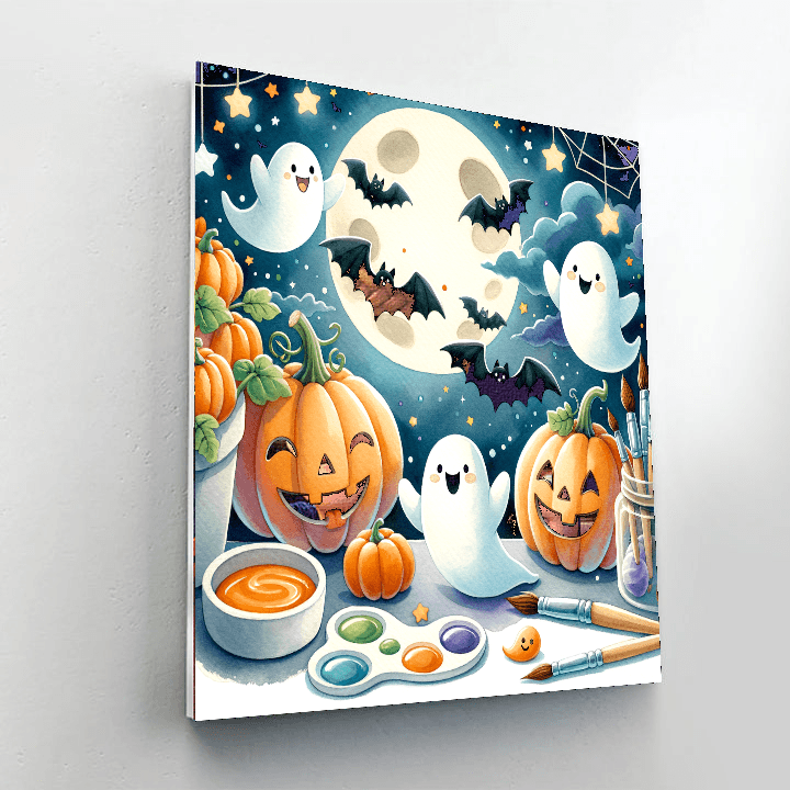 Spooky Halloween Fun Paint By Color