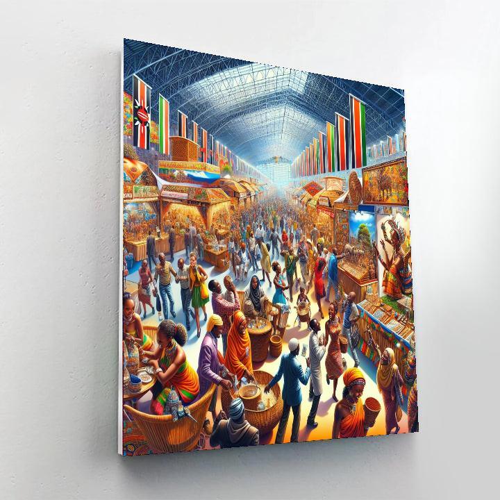 Nairobi International Trade Fair - Kenya Paint By Numbers Art