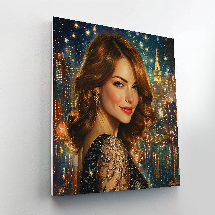 Emma Stone: The Transformative Spirit Of The Artist Paint By Color