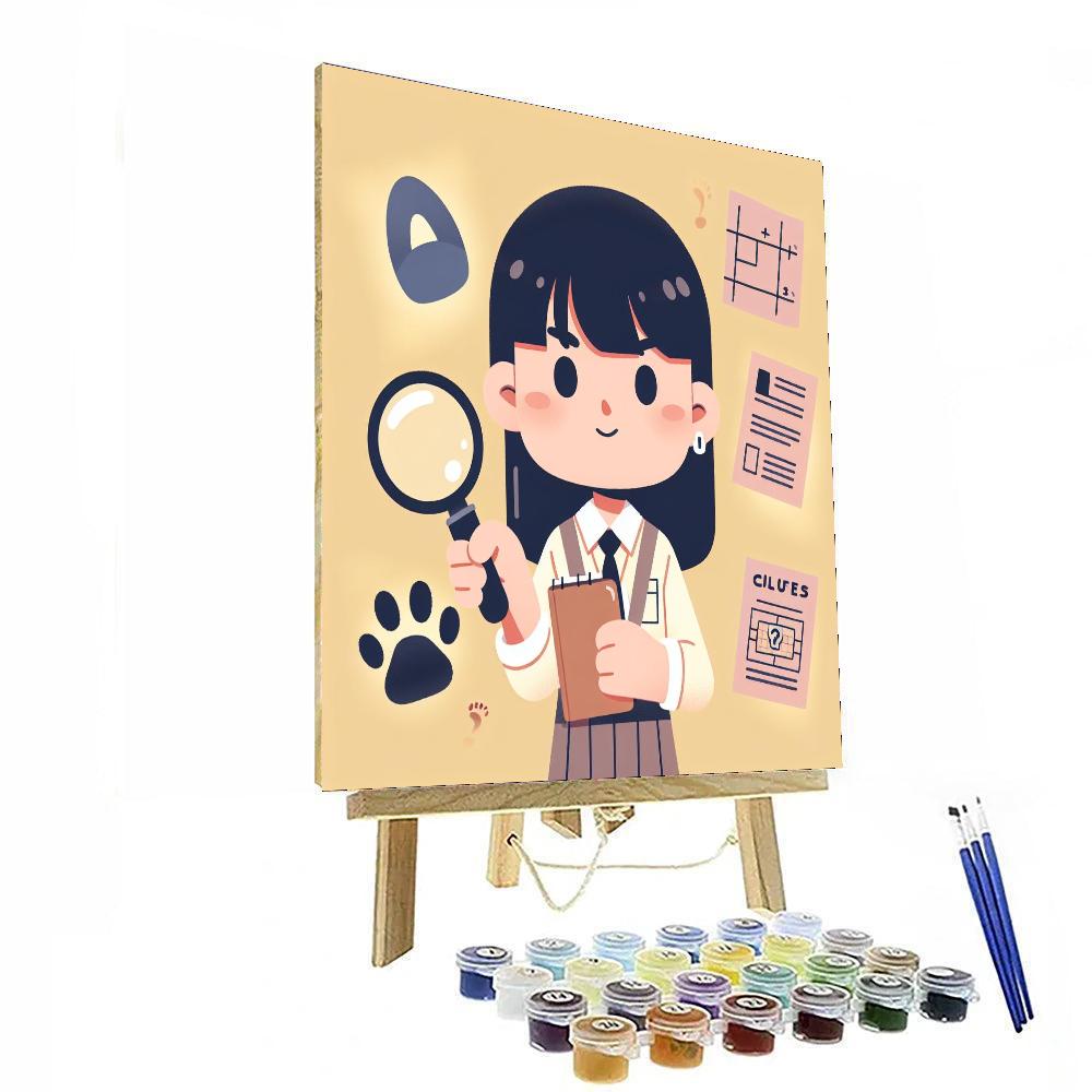 Mystery Detective Mission Numbered Painting Kits