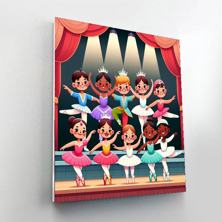 Ballet Dancers Paint By Number