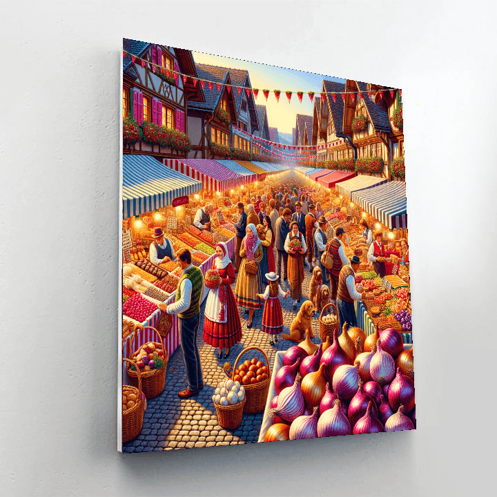 Zibelemärit - Switzerland Numbered Painting Kits