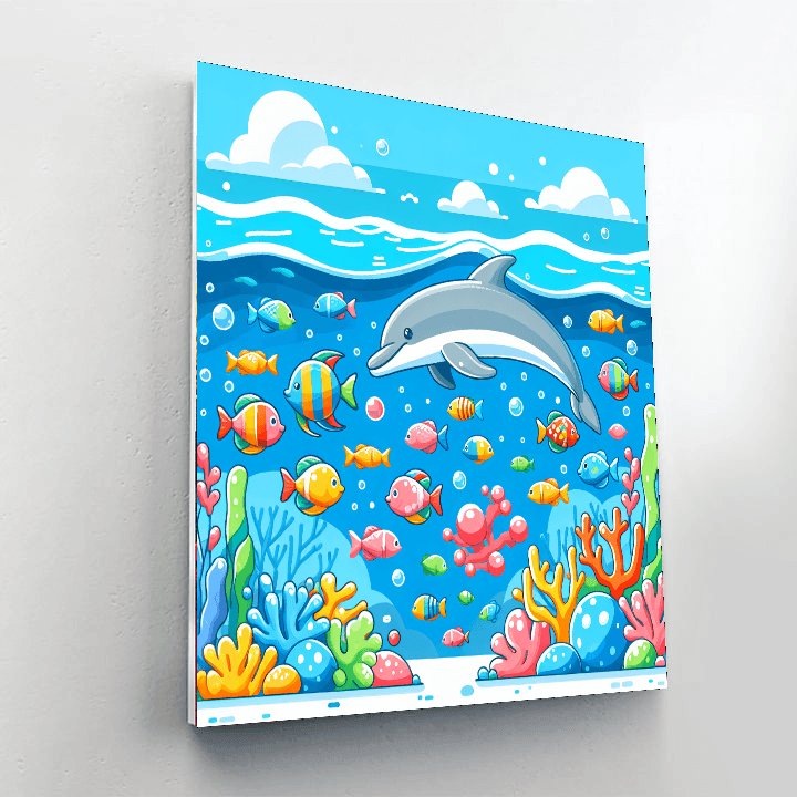 Cheerful Ocean Adventures Number Painting