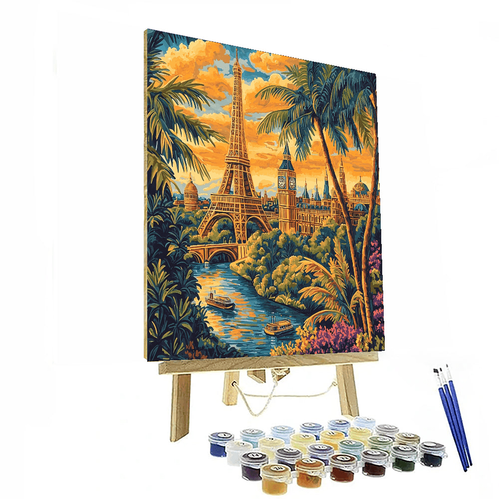 Paul Gauguin Inspired Wanderlust Adventures  Numbered Painting Kits