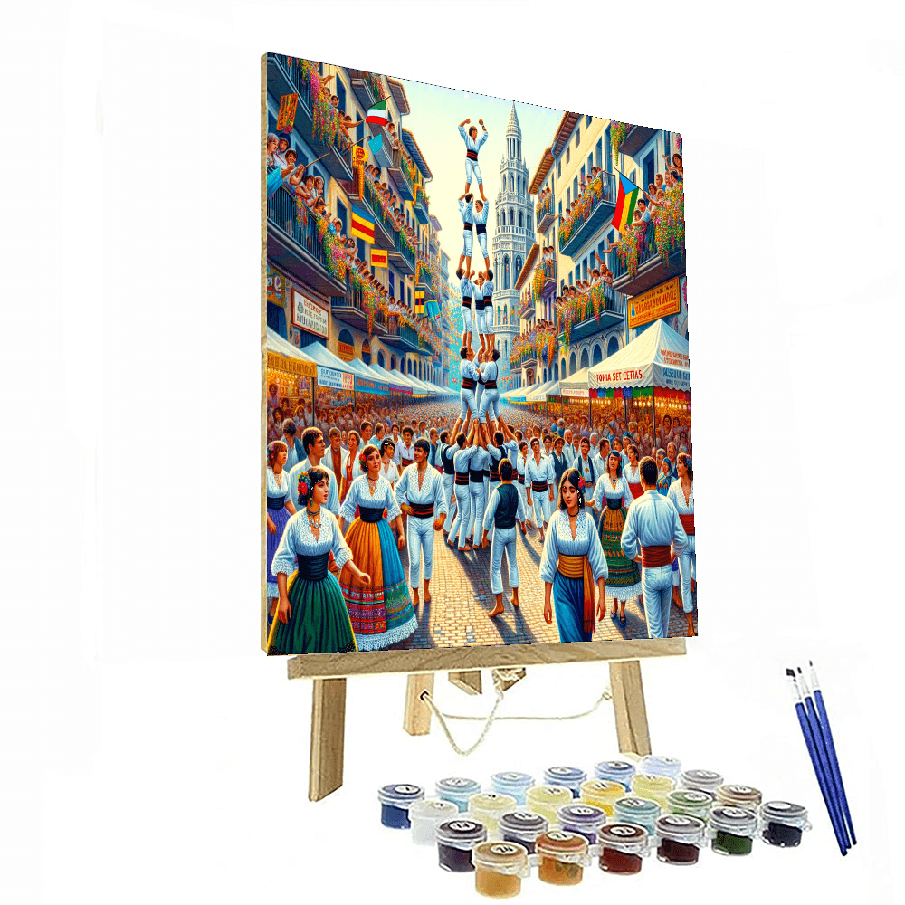 La Mercè - Spain Painting Number Kit