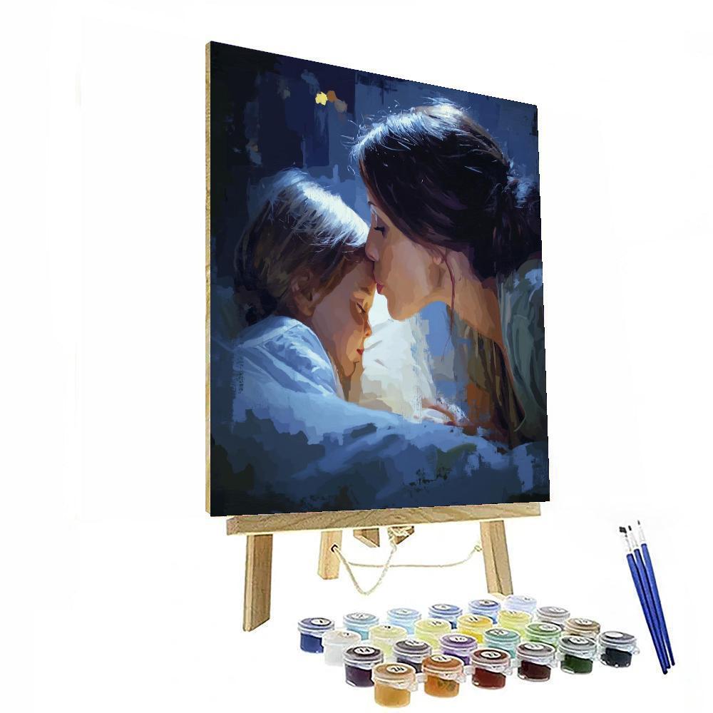 A Soft Kiss Goodnight Numbered Painting Kits