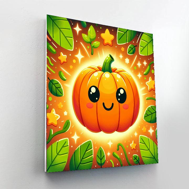 Whimsical Pumpkin Paint By Color