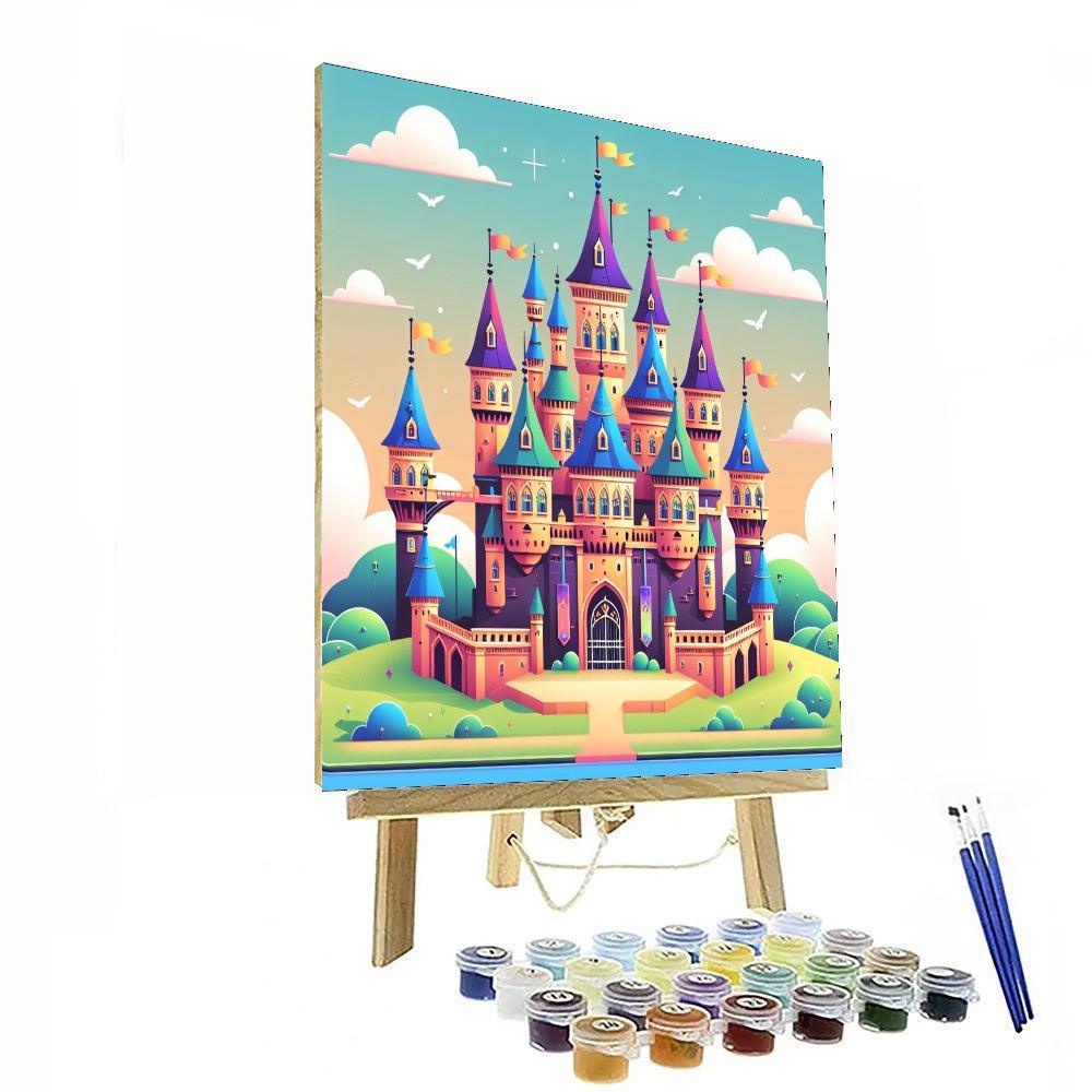 Mystic Castle Dreams Number Painting
