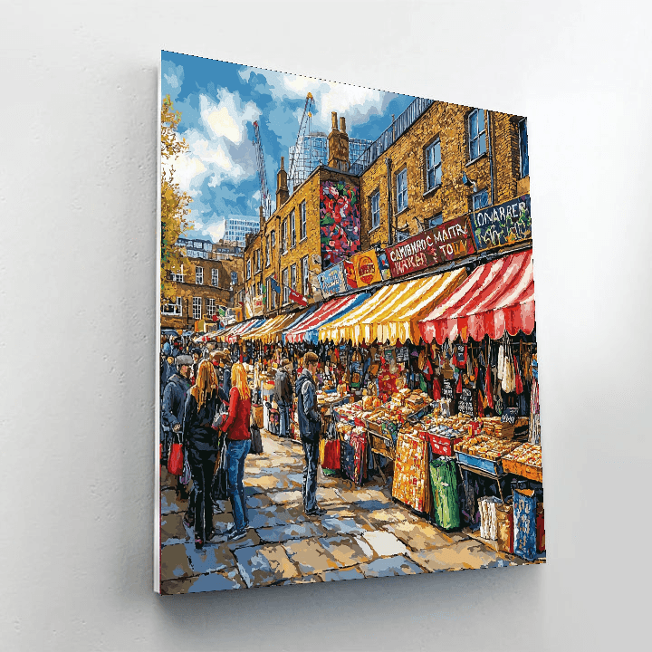 Camden Market - London Painting Number Kit
