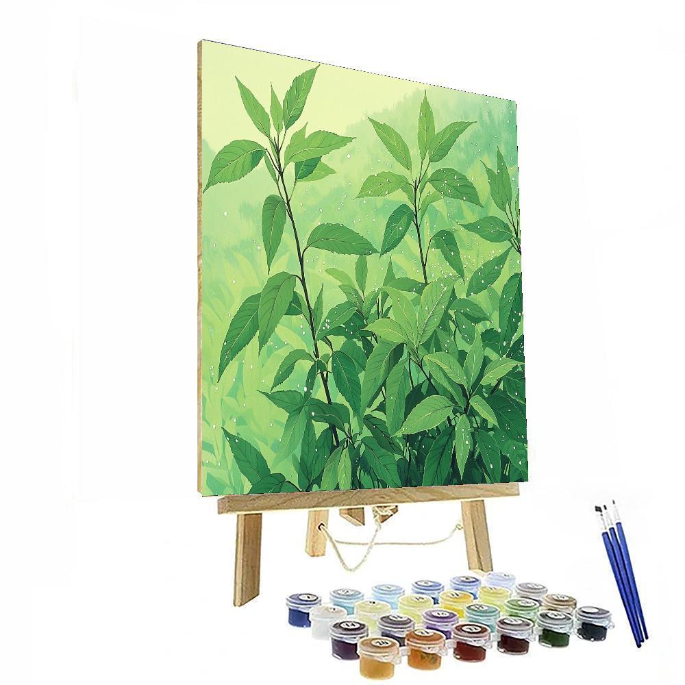 Utagawa Hiroshige Inspired Calm Morning Dew  Number Painting