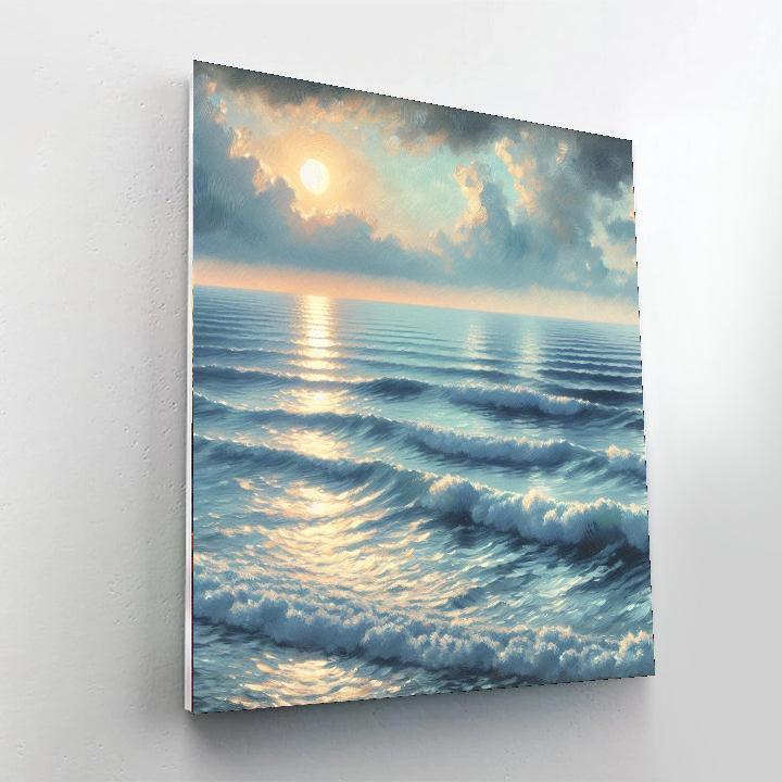 Impressionist Seascape Escape Painting By Numbers Kit