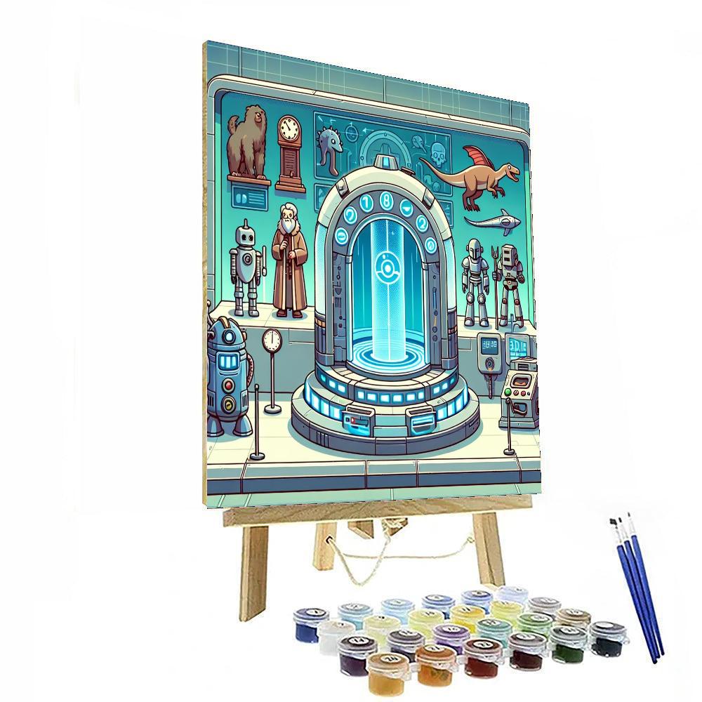 Time Travel Exploration Painting Number Kit