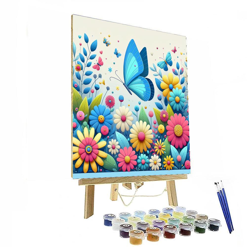 Butterfly Breeze Ballet Numbered Painting Kits