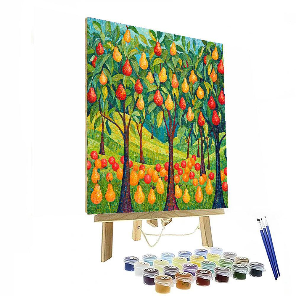 Henri Rousseau Inspired Vivid Colorful Orchards  Paint By Numbers Kits