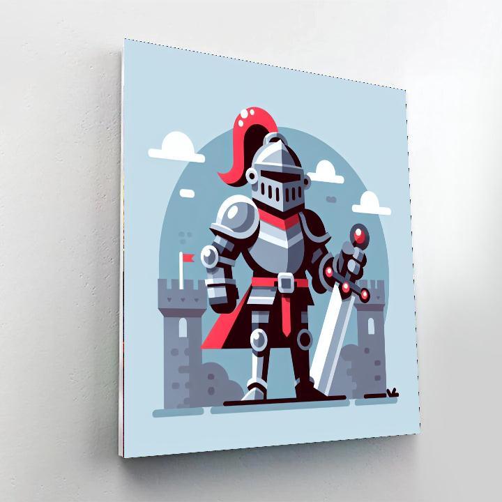 Adventurous Knight Quest DIY Paint By Numbers