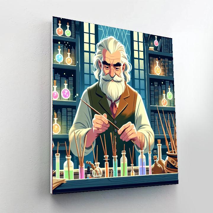 Wizard's Wand Workshop Painting By Numbers Kit