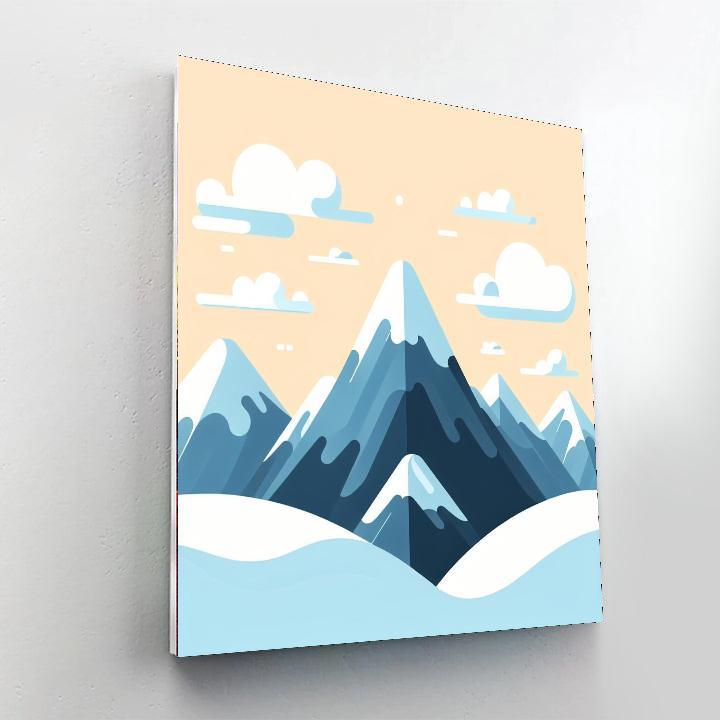 Magical Mountain Vista Paint By Color