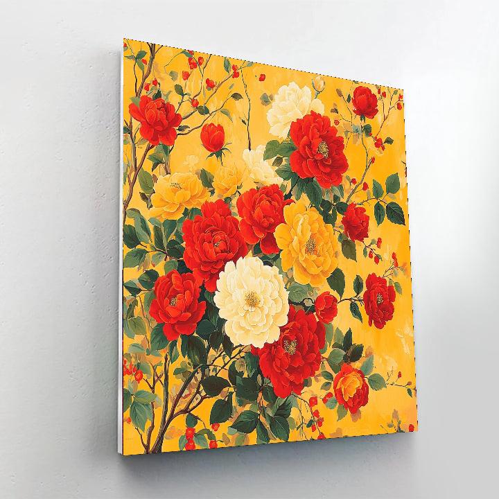 Frida Kahlo Inspired Flourish Of Dreams  Paint By Numbers Art