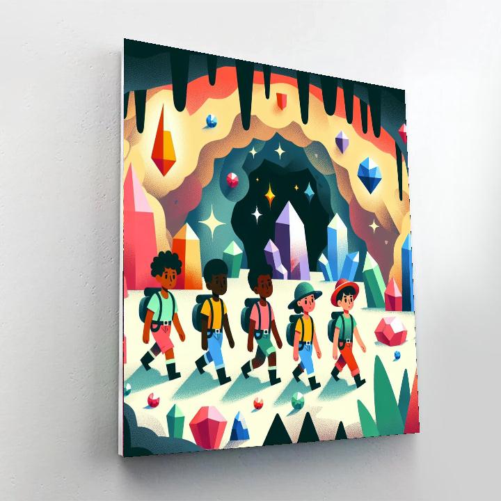 Cave Explorer's Adventure Painting Number Kit